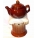 Candela ceramica sub forma de ceainic